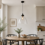 Maris Vintage Glass Dome Pendant Light