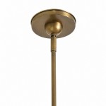 Naomi Modern White Pleated Fabric Lampshade Brass Pendant Light