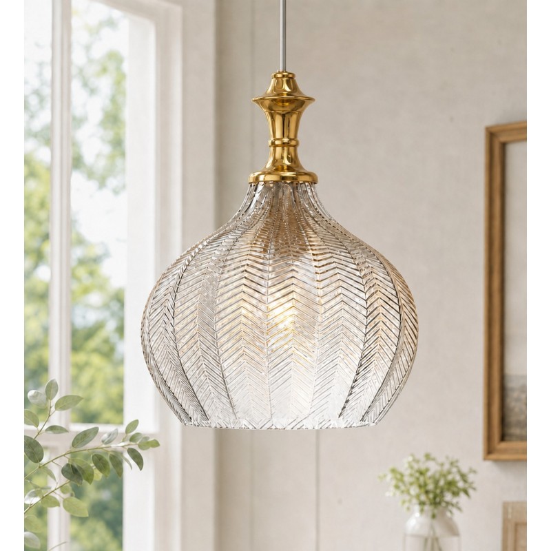 Nyxara Mid-Century Mini Glass Pendant light