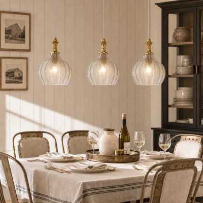 Nyxara Mid-Century Mini Glass Pendant light