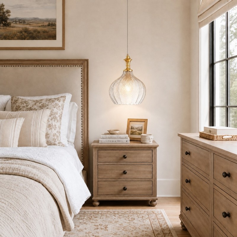 Nyxara Mid-Century Mini Glass Pendant light