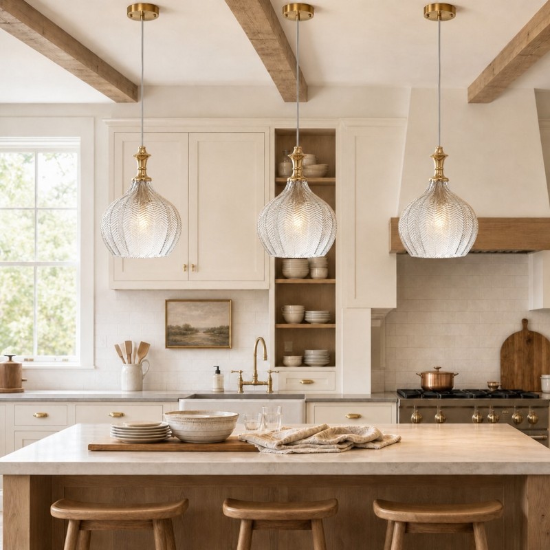 Nyxara Mid-Century Mini Glass Pendant light
