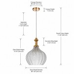 Nyxara Mid-Century Mini Glass Pendant light