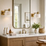 Aura Elegant Brass Swing Arm Porcelain Wall Sconce