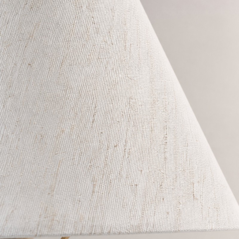 Thalira Vintage Ceramic Linen Table Lamp