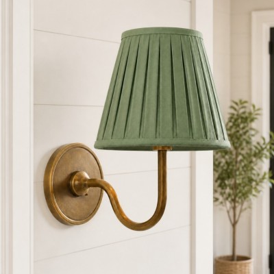 Cyrus Vintage Color Fabric Wall Sconce