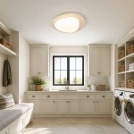Odette Pebble-Shaped Travertine LED Flush Mount Ceiling Light