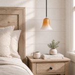 Lucas Modern Gradient Bell-Shaped Glass Single Pendant Light