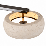 Eamon Wabi Sabi LED 4-Light Travertine Linear Pendant Light