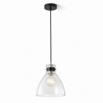 Stellan Vintage Glass Bell Pendant Light