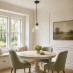 Stellan Vintage Glass Bell Pendant Light