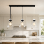 Stellan Vintage Glass Bell Pendant Light