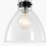 Stellan Vintage Glass Bell Pendant Light