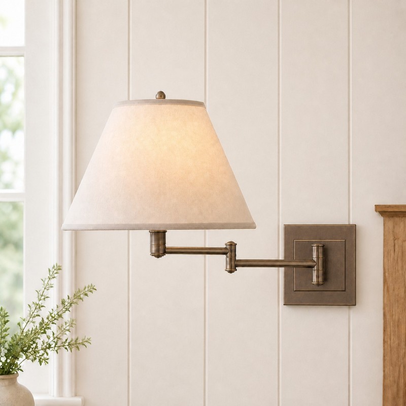 Ozona Metal Swing Arm Wall Lamp