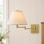 Thoven Modern H-Shaped Metal Wall Sconce