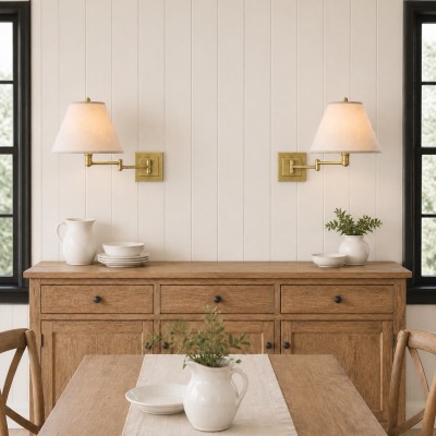 Ozona Metal Swing Arm Wall Lamp