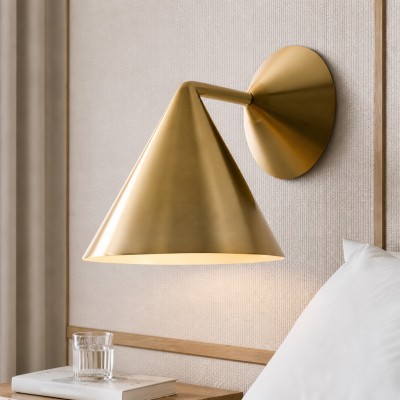 Maven Modern Elegant Cone Shade Wall Sconce