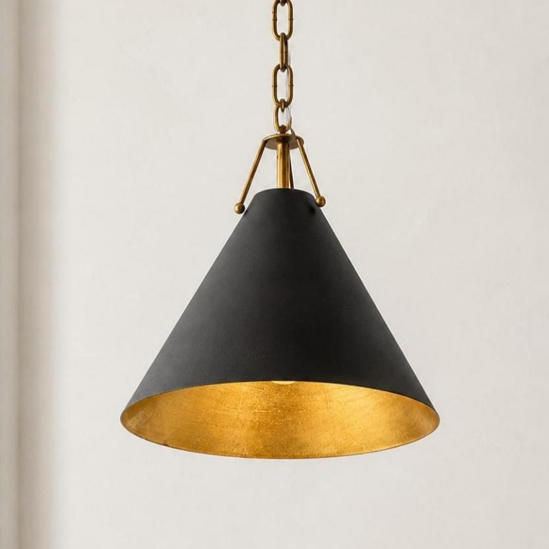 Zadie Vintage Metal Cone Pendant Light