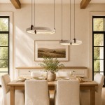 Ivy Wabi-Sabi Travertine Ring Integrated LED Chandelier