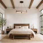 Ivy Wabi-Sabi Travertine Ring Integrated LED Chandelier