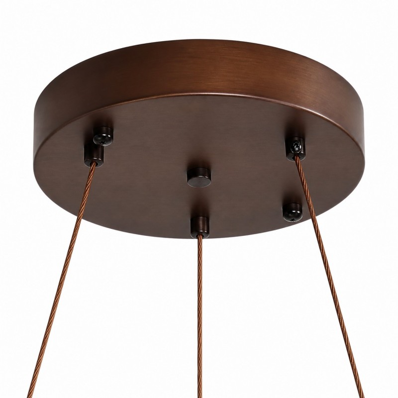 Ivy Wabi-Sabi Travertine Ring Integrated LED Chandelier