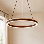 Ivy Wabi-Sabi Travertine Ring Integrated LED Chandelier