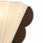 Niven Vintage Wood & Fabric Butterfly Wall Sconce