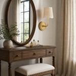 Marcus Modern Cone Fabric Shade Curved Arm Wall Sconce