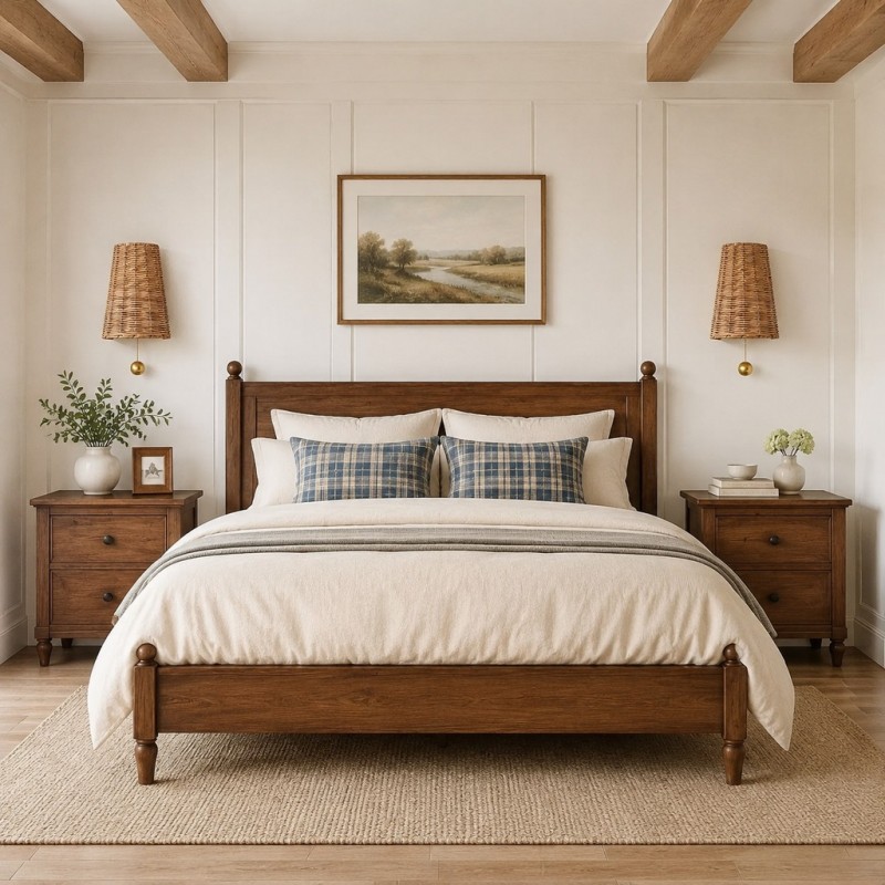 Elise Wabi-shabi Woven Rattan Wall Sconce