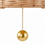 Elise Wabi-shabi Woven Rattan Wall Sconce