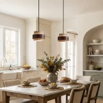 Timothy Wabi Sabi Cylindrical Travertine Pendant Light