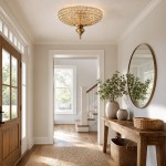 Celine Vintage Crystal Round Semi Flush Ceiling Light