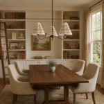 Lysandra Floral Pattern Fabric Branch Pendant Light