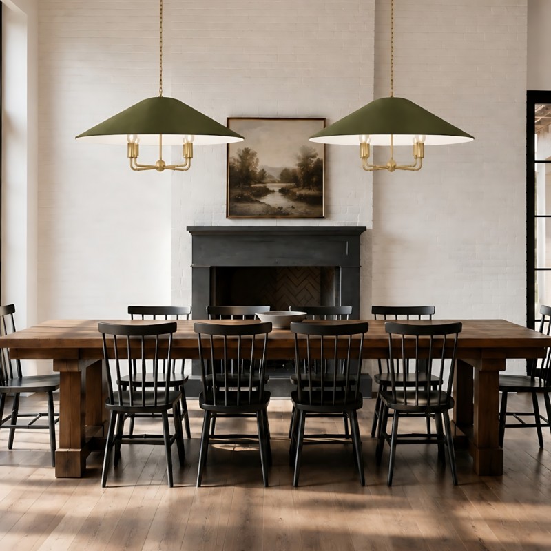 Willow Modern Oversized Fabric Chandelier