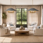 Willow Modern Oversized Fabric Chandelier