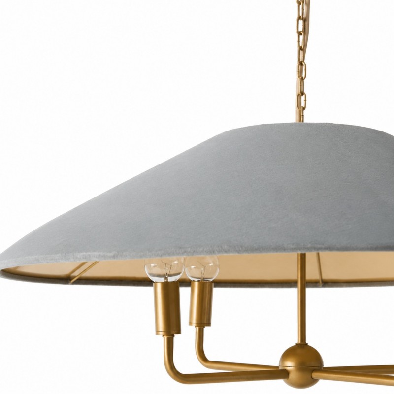 Willow Modern Oversized Fabric Chandelier