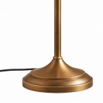 Maelis Vintage Pleated Shade Gooseneck Floor Light