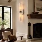 Tobias Modern Vertical Alabaster Tube Wall Sconce