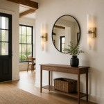 Tobias Modern Vertical Alabaster Tube Wall Sconce