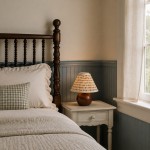 Rosalies French Country Pleated Floral Linen Table Light