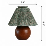 Rosalies French Country Pleated Floral Linen Table Light