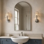 Elodieo Vintage Textured Mosaic Glass Cone Wall Sconce
