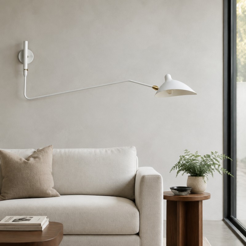 Radha Swing Arm Industrial Modern Wall Sconce