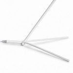Vanessa Mid-Century Modern Metal Tripod Table Lamp