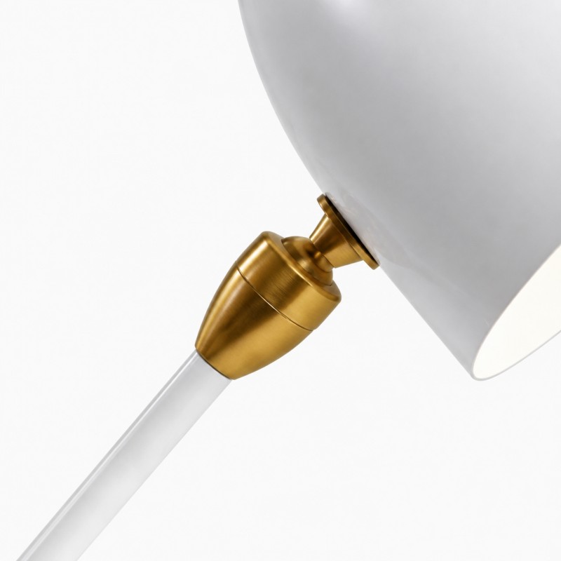 Vanessa Mid-Century Modern Metal Tripod Table Lamp