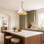Aurelia Minimalist Plaster Cone Pendant Light