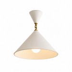 Aurelia Minimalist Plaster Cone Pendant Light