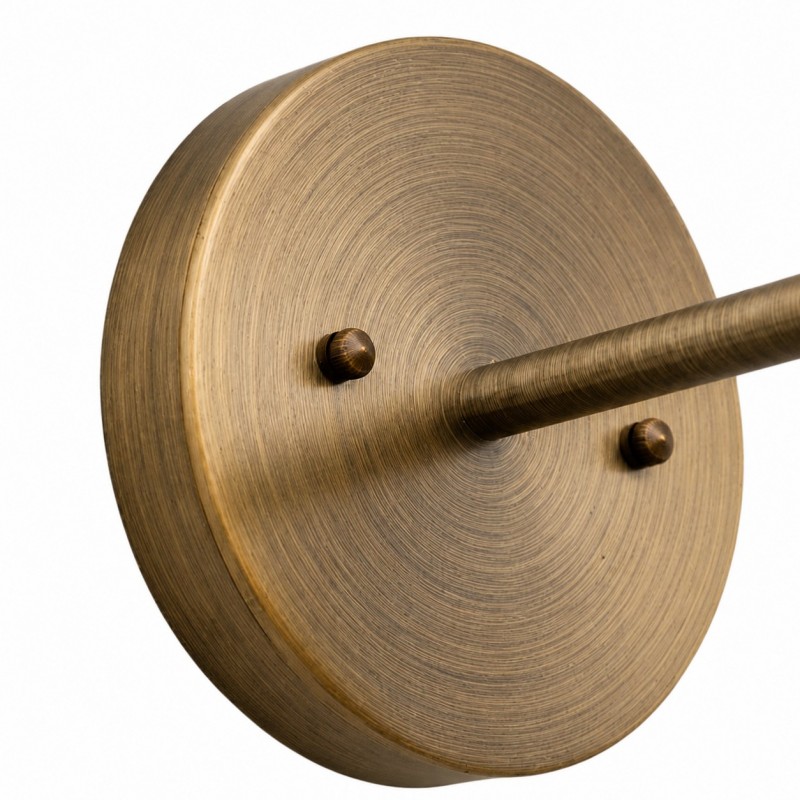 Verai Modern Industrial White Metal Dome Wall Sconce