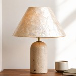 Rosalies French Country Pleated Floral Linen Table Light