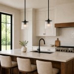 Caleb Modern Ribbed Glass Pendant Light